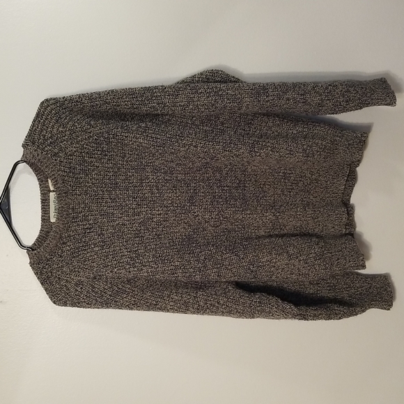 St. John's Bay Sweaters - Long Cozy Blue & Tan Sweater
